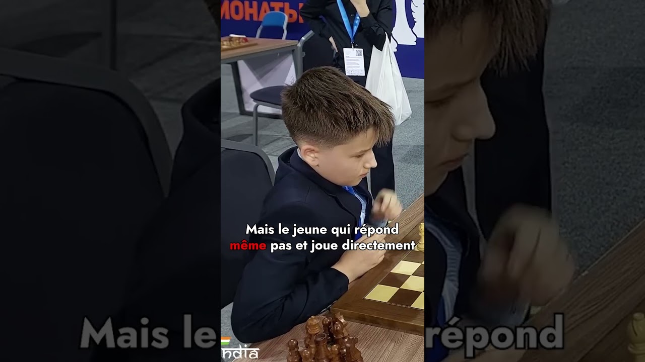 A 13 Jeune prodige de 13 ans quitte le Championnat du Monde en plein match ! 🚀