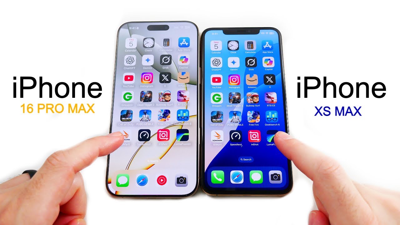 iPhone 16 Pro Max vs iPhone XS Max: 7-Year Speed Test