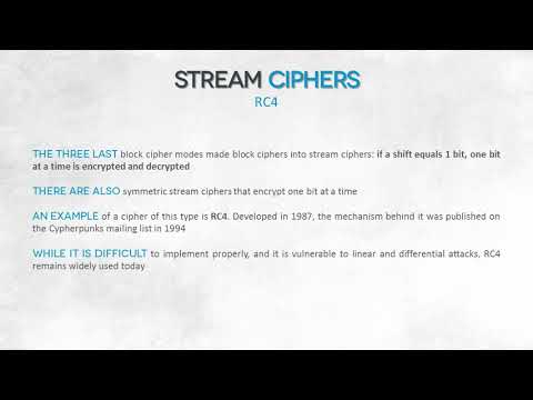 10  Stream Ciphers   RC4