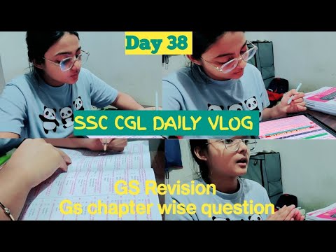 Day 38| SSC CGL daily study vlog #ssc_cgl #exam #ssc #vlog #trending #ssc2026 #study #studyvlog