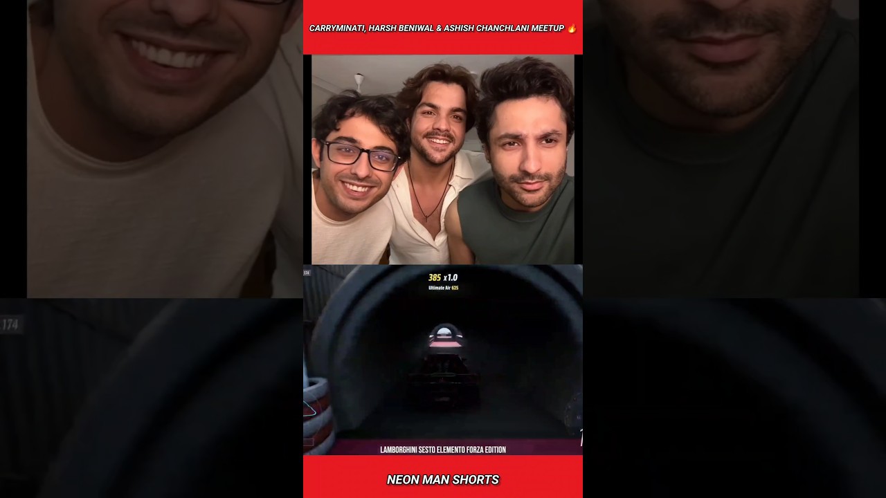 CarryMinati, Harsh Beniwal & Ashish Chanchlani MeetUp ๐ฅ