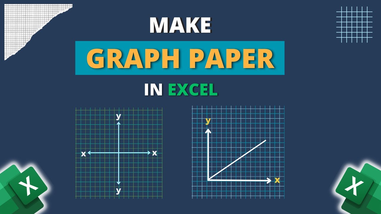 Excel Graph Paper Tutorial for Professional Visuals 📊