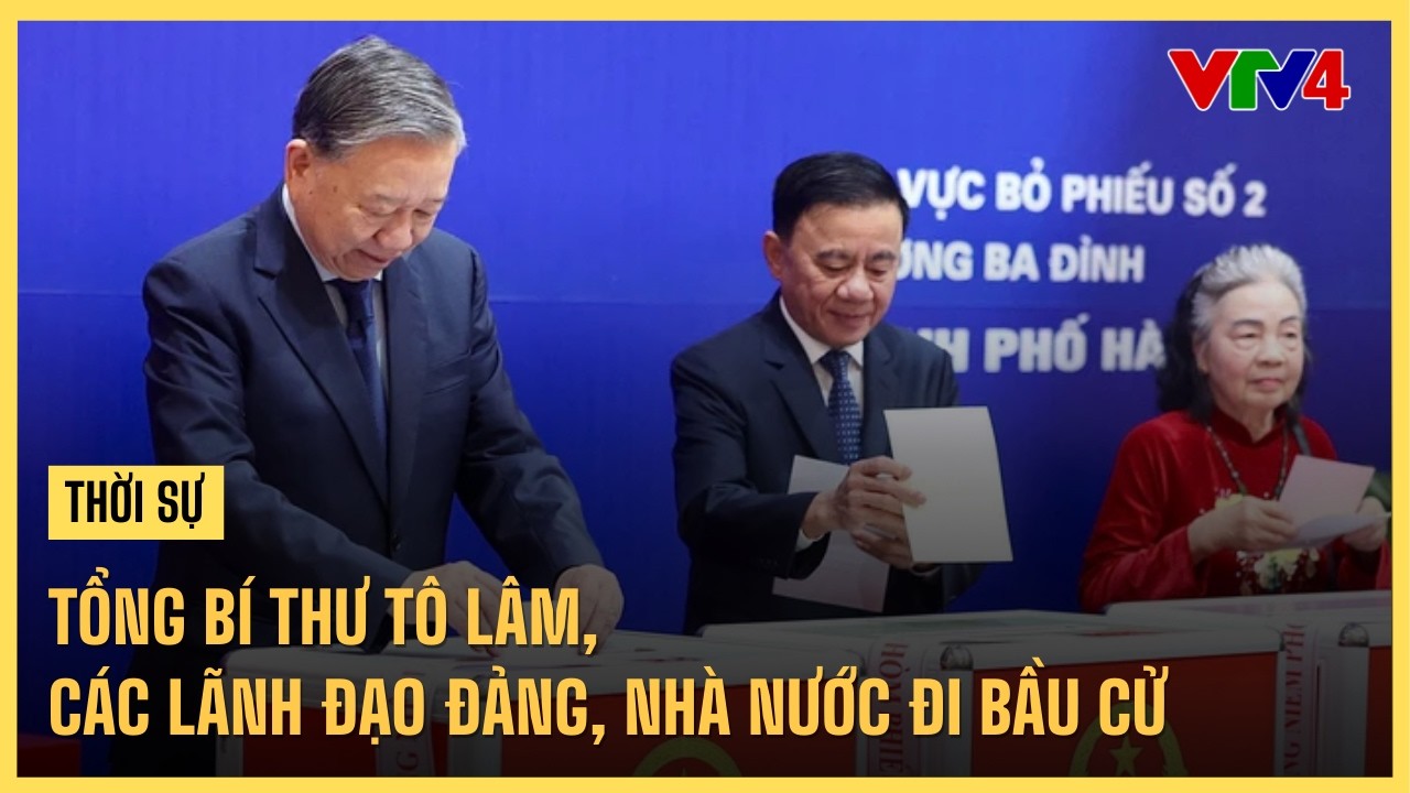 Tổng Bí thư Tô Lâm và Lãnh đạo đi bỏ phiếu 🗳️