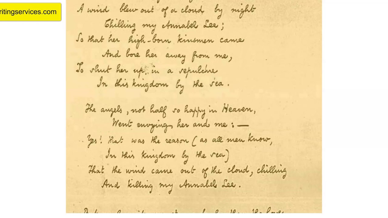 Experience the Haunted Beauty of Poe’s Final Poem, 'Annabel Lee' 🎃