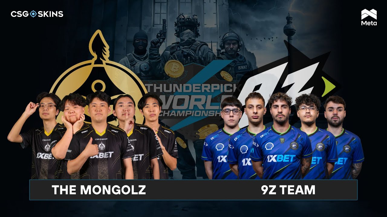 The MongolZ vs 9z - Thunderpick World Championship 2025 - MN Cast