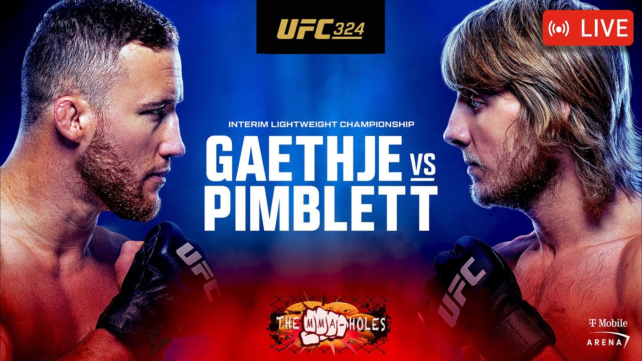 UFC 324 Live: Pimblett vs Gaethje & More 🥊