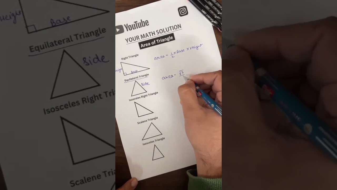 Types of Triangles & Their Areas π