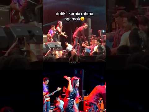 DETIK DETIK PENYANYI DISIRAM AIR