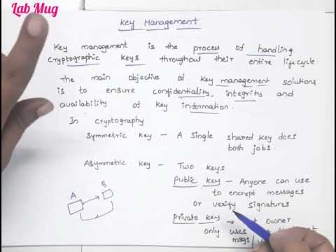 Key Management and Distribution in Cryptography and Network Security #security #cryptography #cse