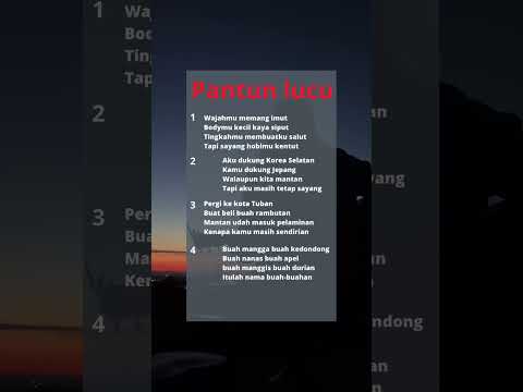 Pantun jenaka#shorts #pantun #pantunjenaka