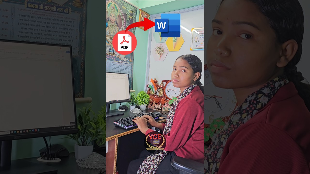 Convert PDF to Word in MS Word 📄