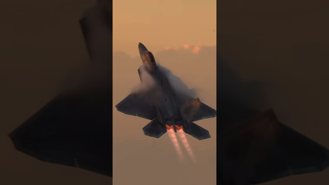 F-22 Demonstration Team Executes Vertical Takeoff