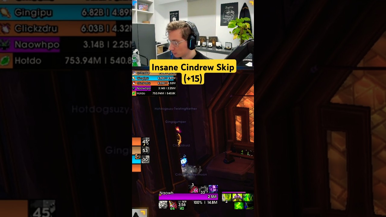 Epic Skip in +15 Cindrew Meadery Mythic+ 🚀