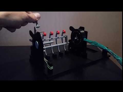 Enigma Replica : Rotor compartment of the M4