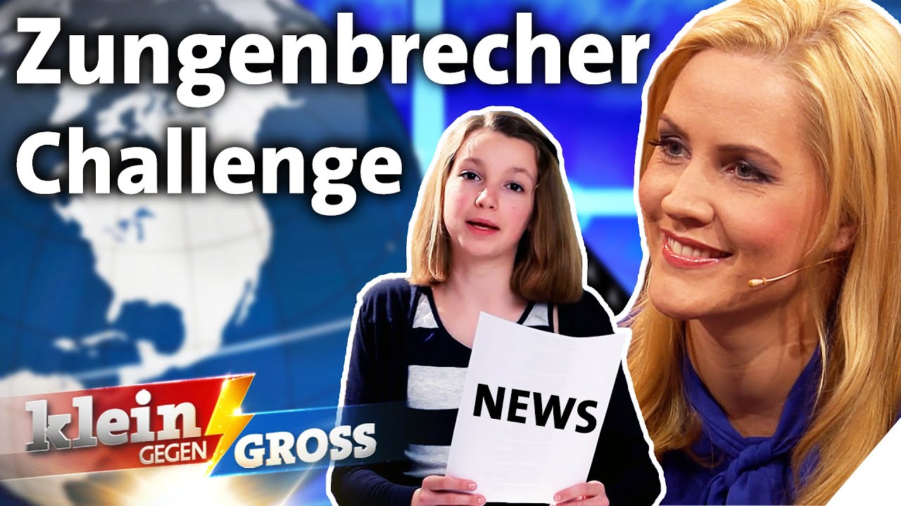 Klein gegen Groß: Wer liest Nachrichten schneller – Lea oder Judith Rakers? ⏱️