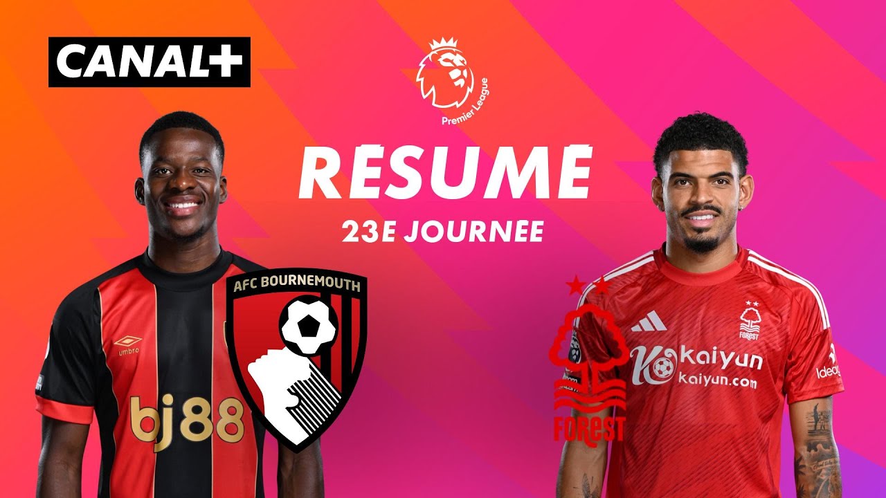 Bournemouth vs Nottingham : Résumé d’un match incroyable en Premier League 2024-25 ⚽️