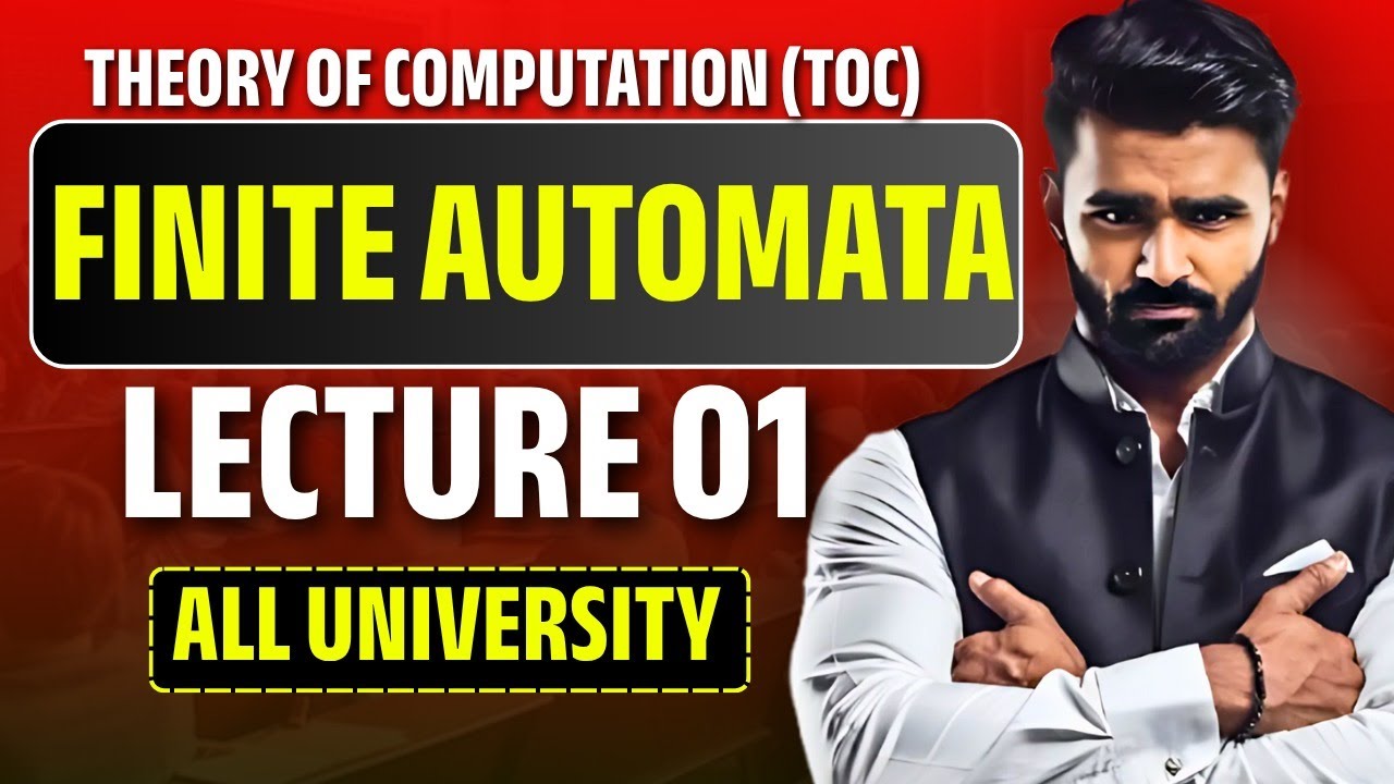Master Finite Automata: Lecture 1 by Pradeep Giri Sir | Theory of Computation