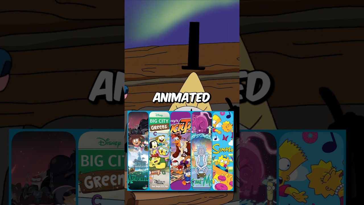 5 Top 5 Epic Cameos of Bill Cipher in Popular Animated Shows 🔥