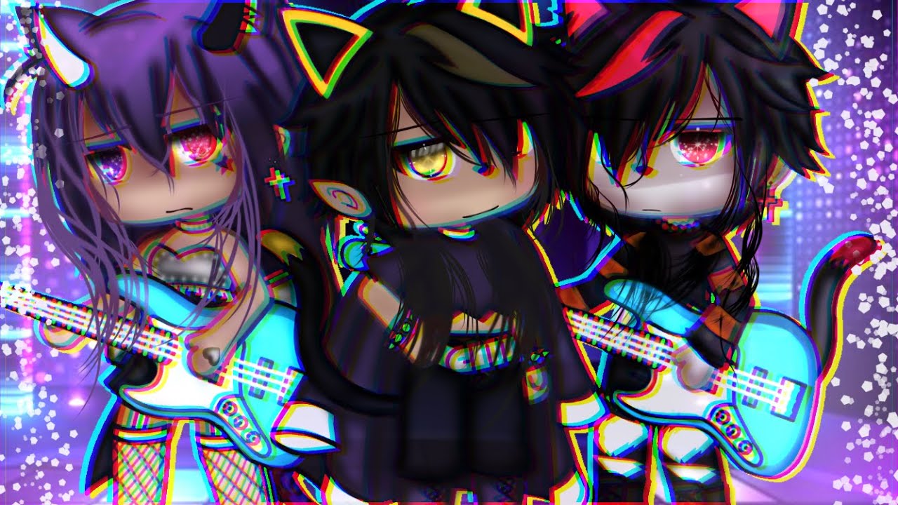 🎉 Gacha Life Party Scene: Lock a Rockstar! | Creative Background & Music