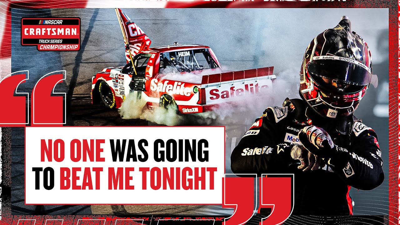 Corey Heim Clinches 2025 Truck Series Championship at Phoenix 🏆