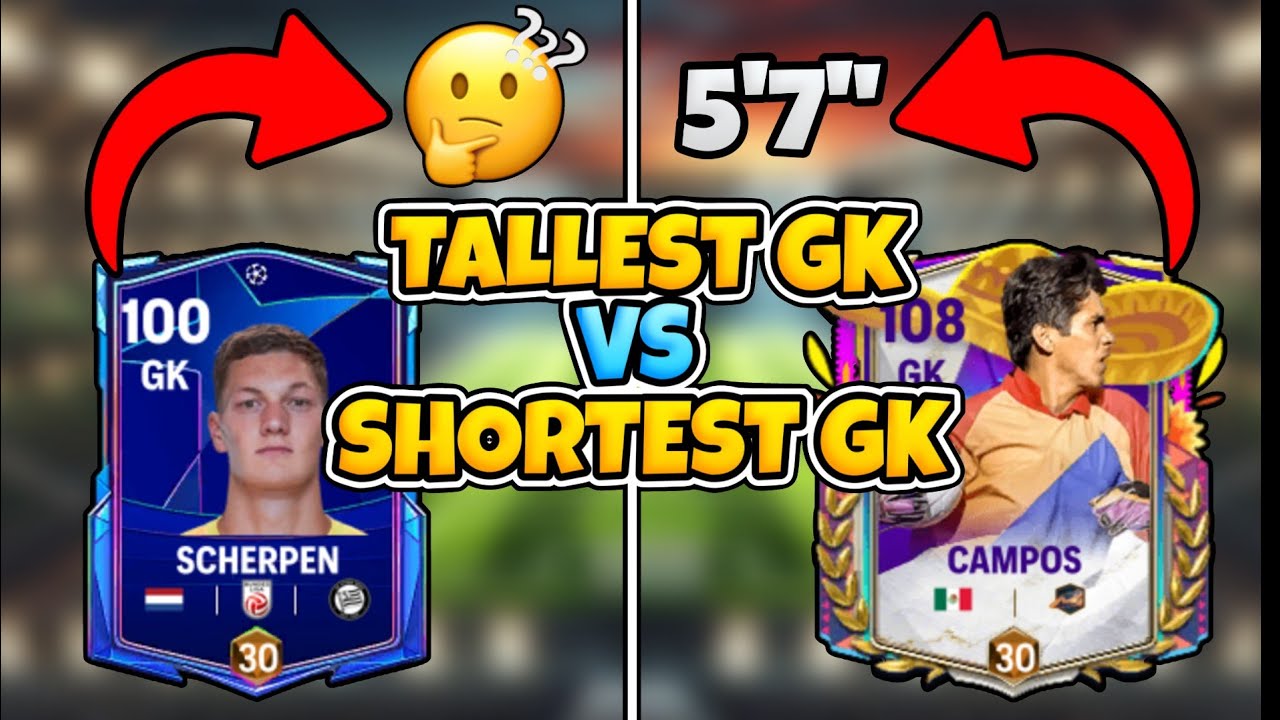 Tallest vs Shortest GK: Who's Better? 🧤