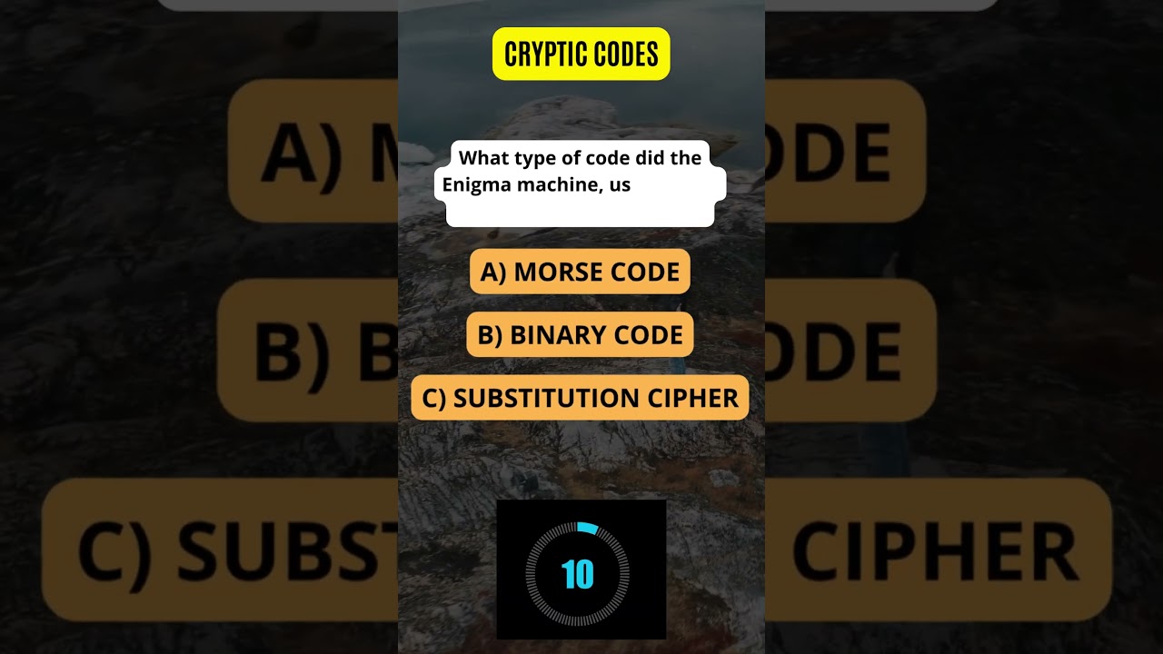 Cryptic Codes Challenge! 🔐 Test Your WWII Enigma Code Knowledge