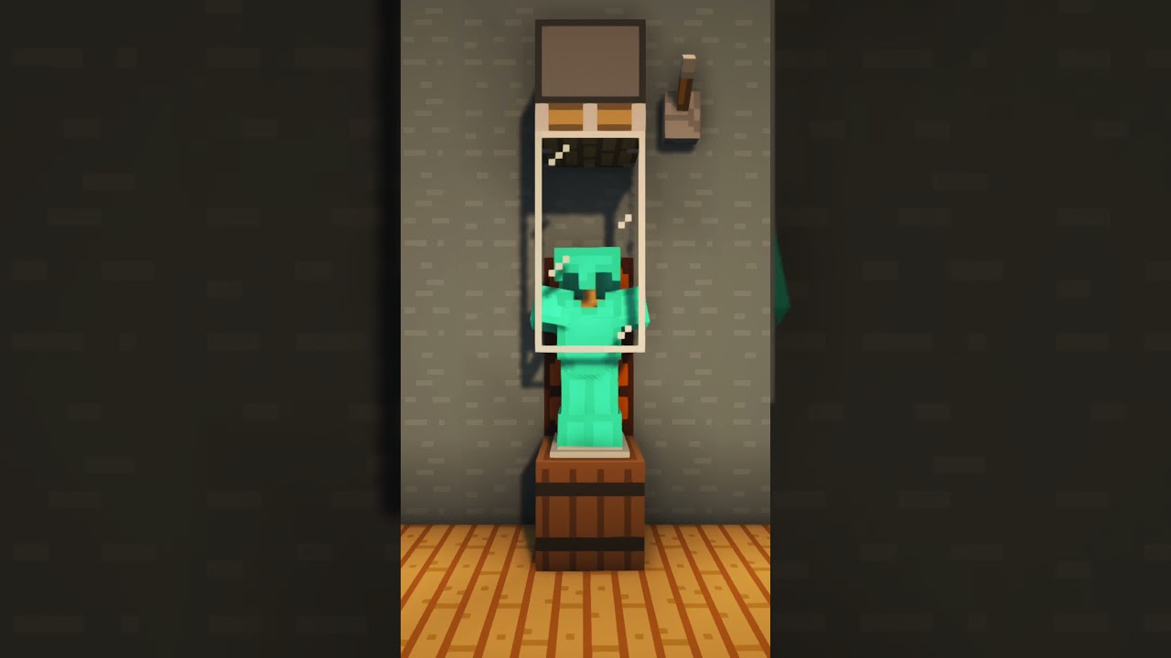 Minecraft Glass Armor Stand Ideas ✨