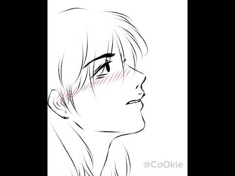 SILENCED WITH A KISS #delulu #art #digitalart #deluluarts #digitaldrawing #enemiestolovers