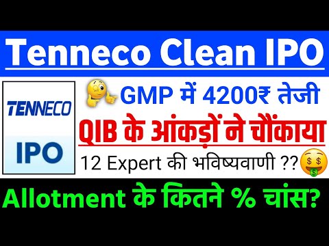 Tenneco Clean IPO Allotment के कितने % चांस?| Tenneco Air IPO GMP status ? | Tenneco IPO Latest news