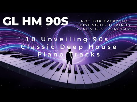 10 Unveiling 90s Classic Deep House Piano Tracks ~ Soulful Groove & Vinyl Piano Vibes