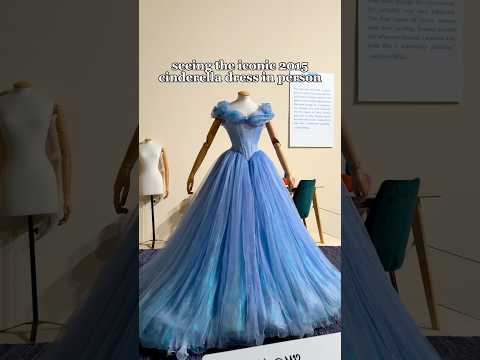 seeing the 2015 cinderella dress in person | #costumes #cinderella #disney #lilyjames