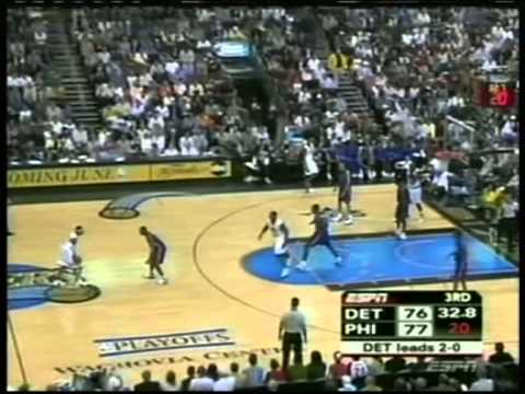 Allen Iverson Scores 37 Points in Playoff Game 3, 2005