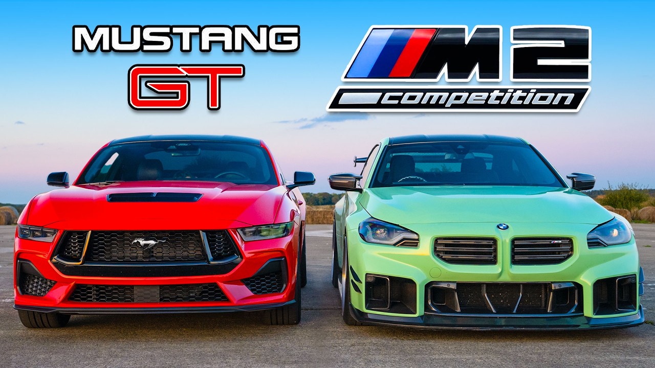 Mustang V8 vs BMW M2 Drag Race 🏁