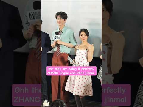 zhang linghe,zhao jinmai on a promo event of ourgeneration#zhanglinghe #zhaojinmai #ourgeneration