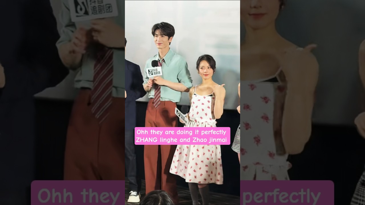 Zhang Linghe & Zhao Jinmai Shine at OurGeneration Promo Event ✨