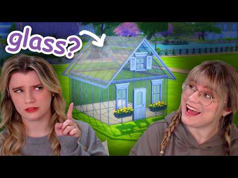 can we build an all GLASS house in the sims 4?