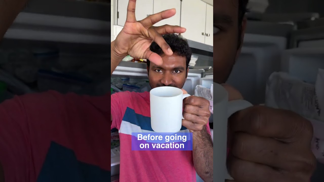 Back from Vacation! How I Use the Frozen Water Cup Coin Trick to Prevent Food Waste ❄️