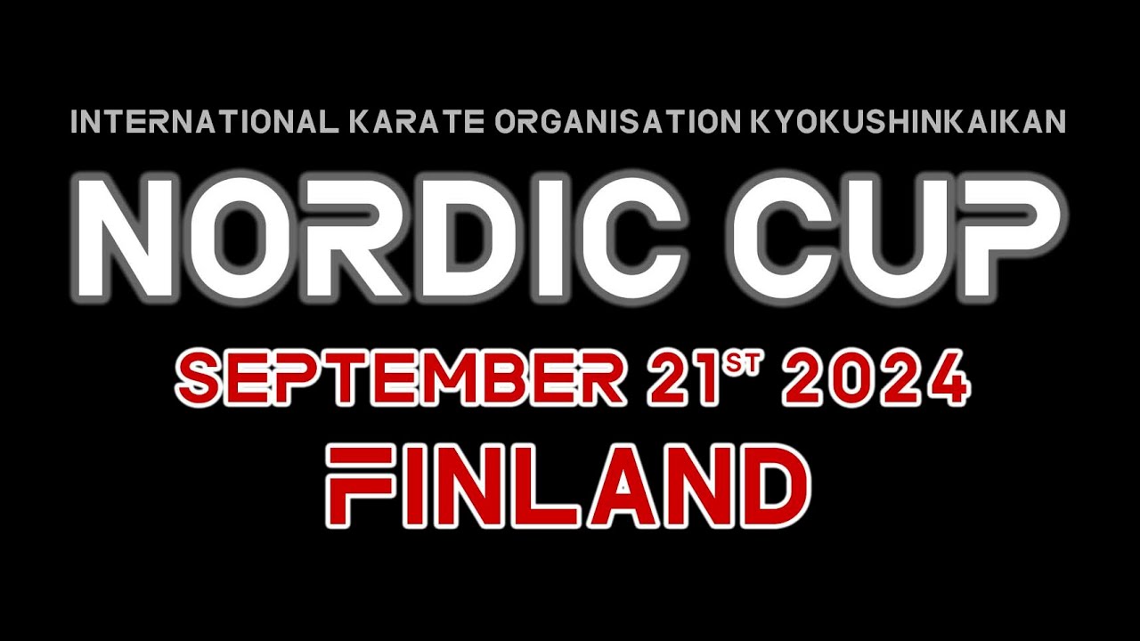 Nordic Cup Kyokushin Karate 2024 🥋