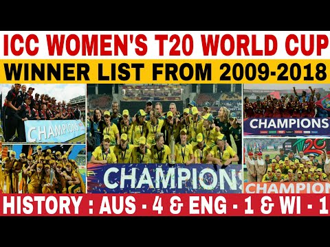 ICC WOMEN'S T20 WORLD CUP WINNER LIST FROM 2009 TO 2018 | WOMENS T20I WORLD CUP ALL WINNERS HISTORY