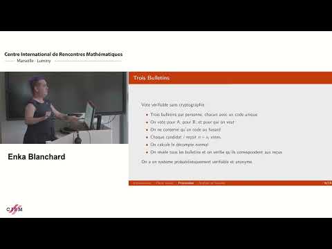 Enka Blanchard : Mathématiques électorales