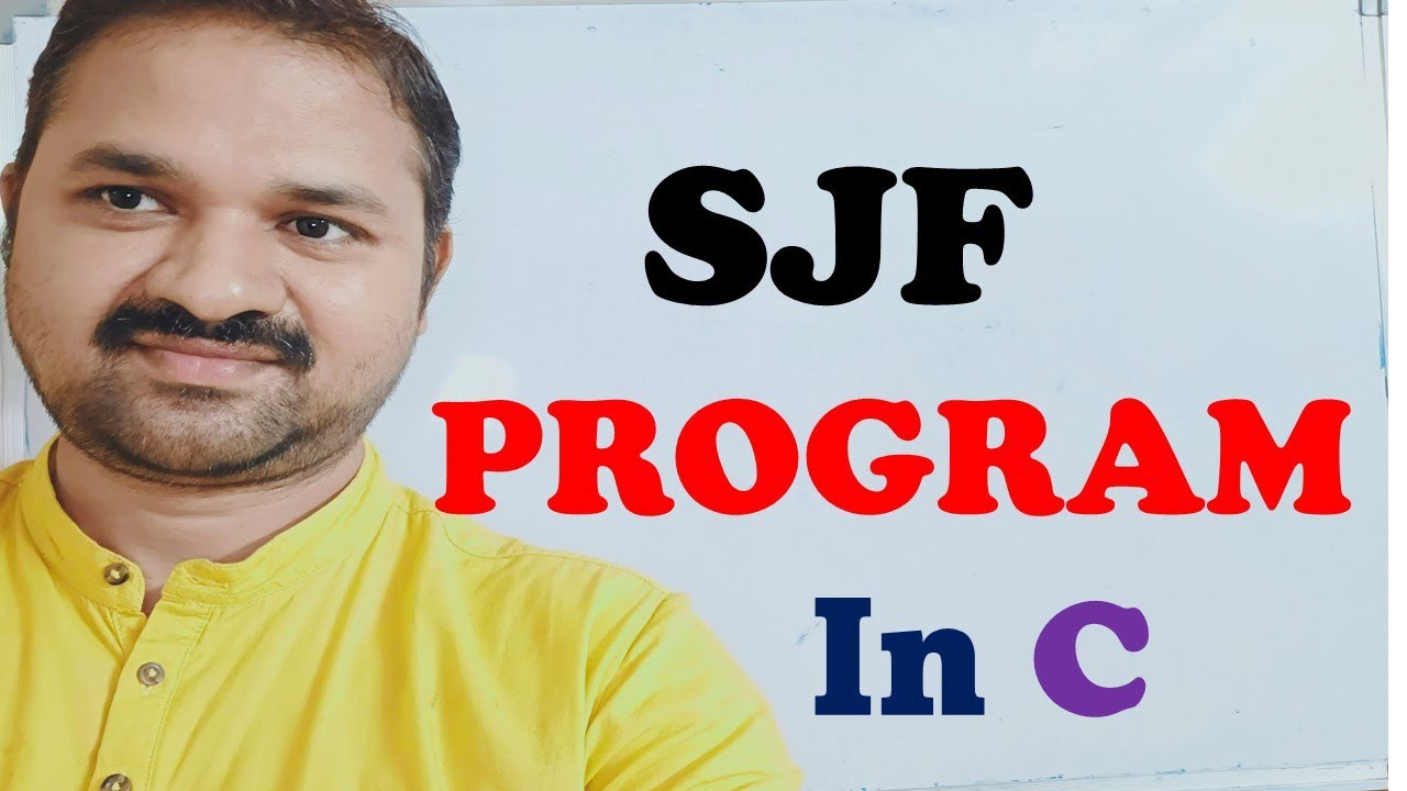 SJF Scheduling Program in C for OS Lab