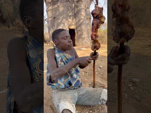 Chaba take on lunch #hadzabetribe #africa #foodhumor