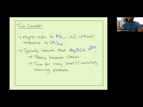 [GCT2022] Srikanth Srinivasan - Algebraic complexity: an introduction