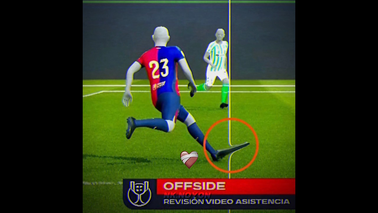 Hilarious Offside Moment! 😂⚽ | Rashford & Barcelona Trending Short