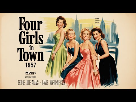 Four Girls In Town 1957 Film in English, George Nader, Julie Adams, Marianne Cook