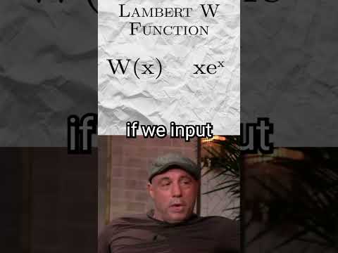 the LAMBERT W function