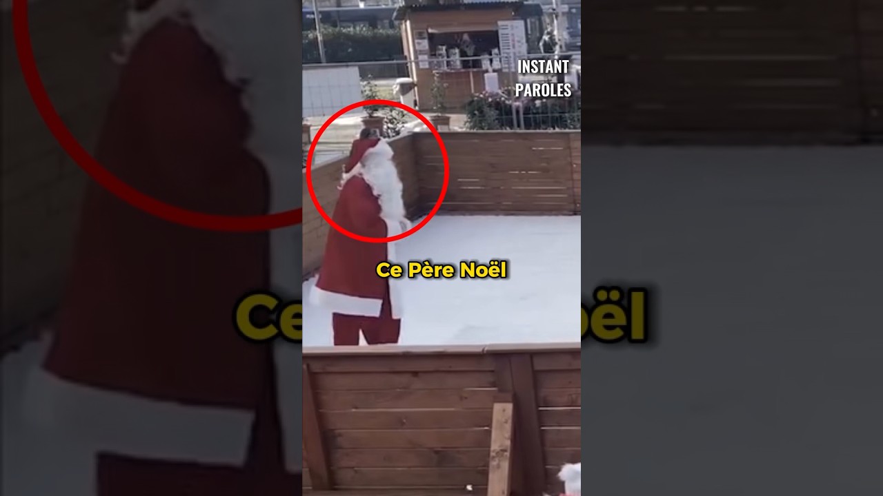 Geste touchant du Père Noël en patinoire 🎅