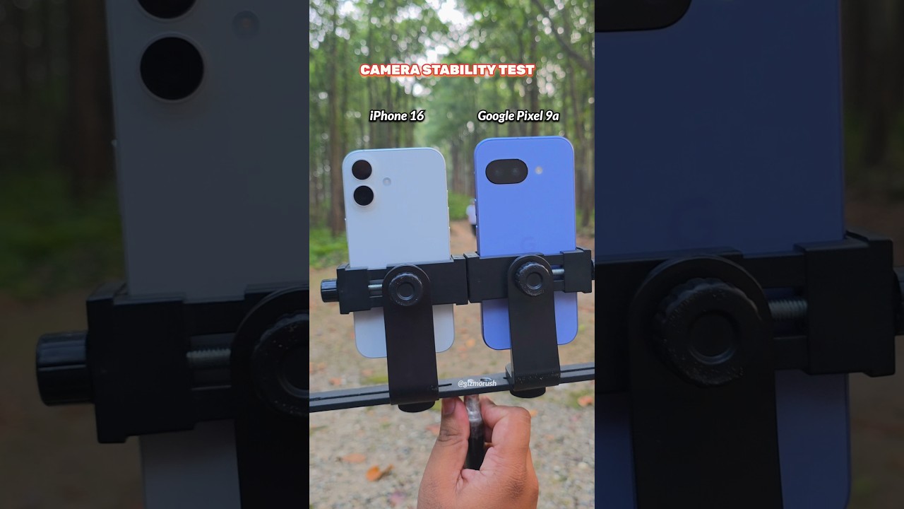 iPhone 16 vs Pixel 9a Camera Stabilization 📱