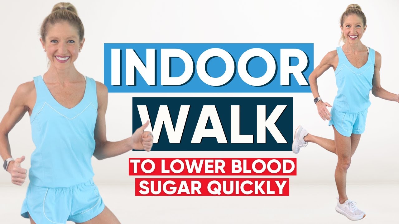 10-Minute Indoor Walk to Lower Blood Sugar 🚶♀️