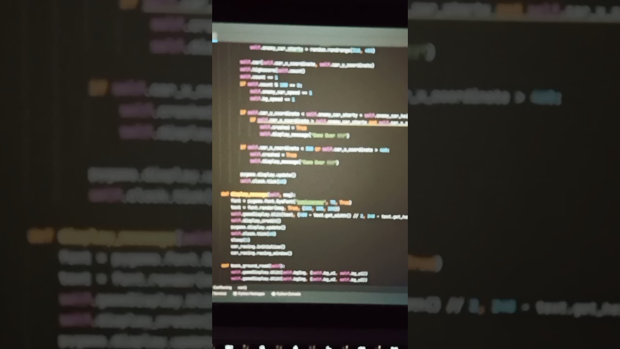 Python Car Racing Game 🚗